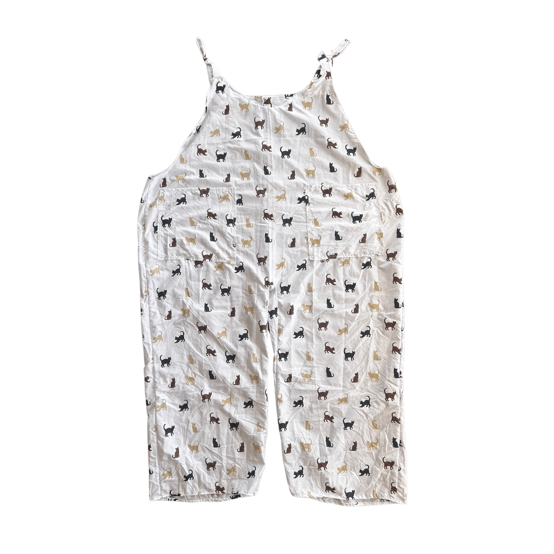 Upcycled Cat Print Jumpsuit by The Modern Alien, photo 2