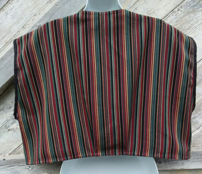 Vintage Stripe Sleeveless Cropped Jacket by Magic Threads Studio, photo 5