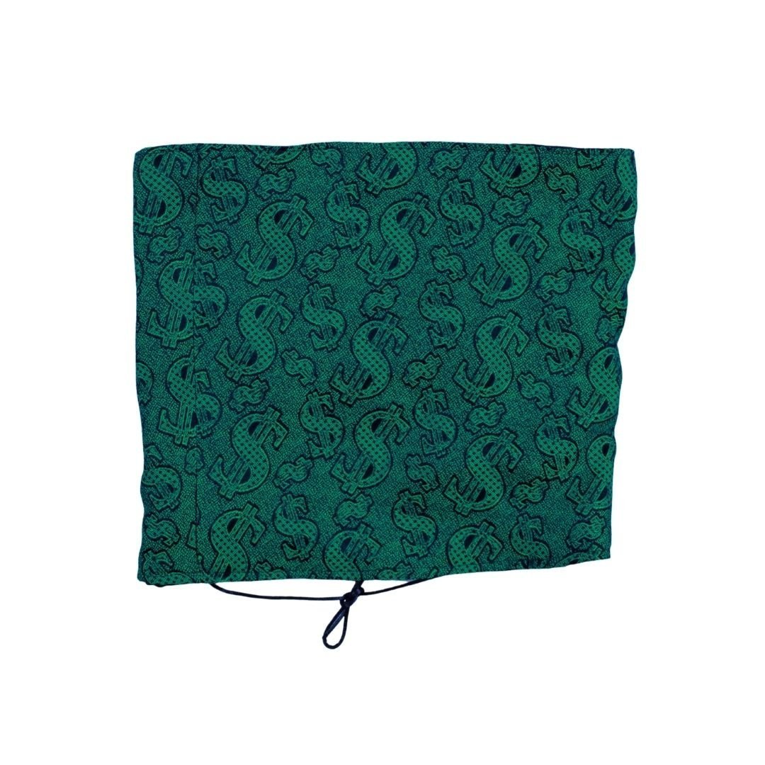 Money Talks Green Fringe Skirt Set by The Modern Alien, photo 6