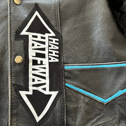 Halfway There Reworked Leather Jacket