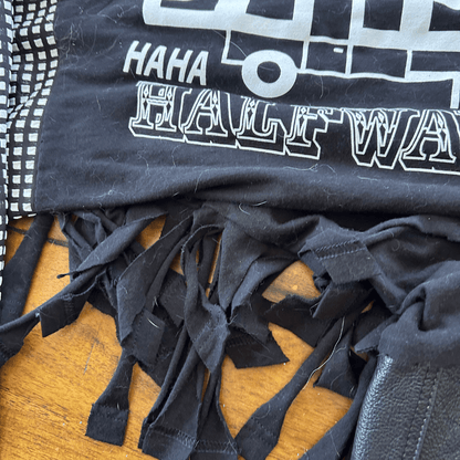 Halfway There Reworked Leather Jacket