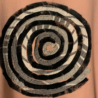 Upcycled Sweatshirt Quilt Maxi Dress by Dee Couture, photo 6