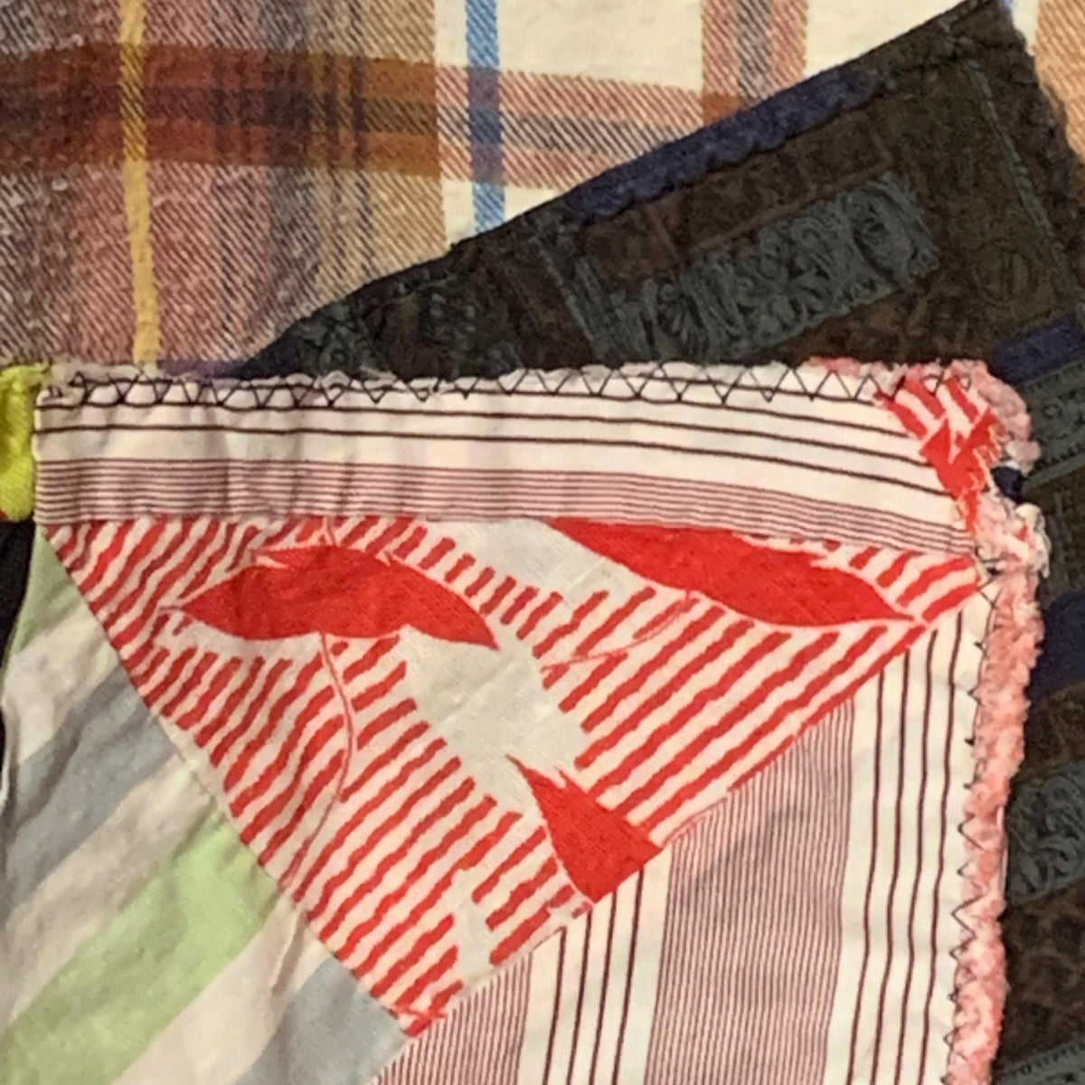 Hand Painted Patchwork Flannel Shacket by Dee Couture, photo 7