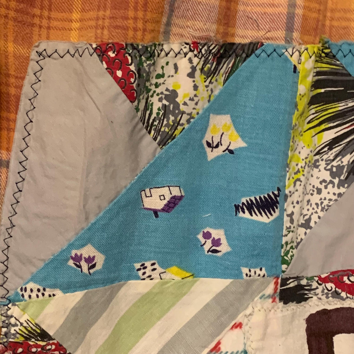 Hand Painted Patchwork Flannel Shacket by Dee Couture, photo 9