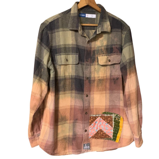 Gypsy Soul Hand Painted Flannel Shacket by Dee Couture, photo 2