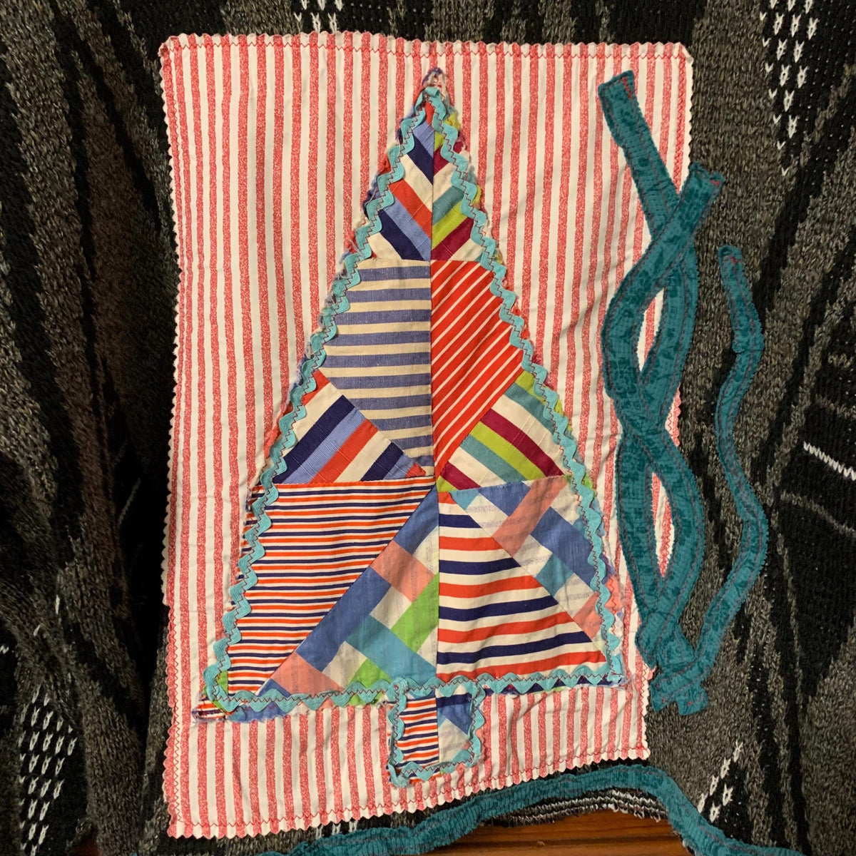Upcycled Cropped Christmas Sweater by Dee Couture, photo 4