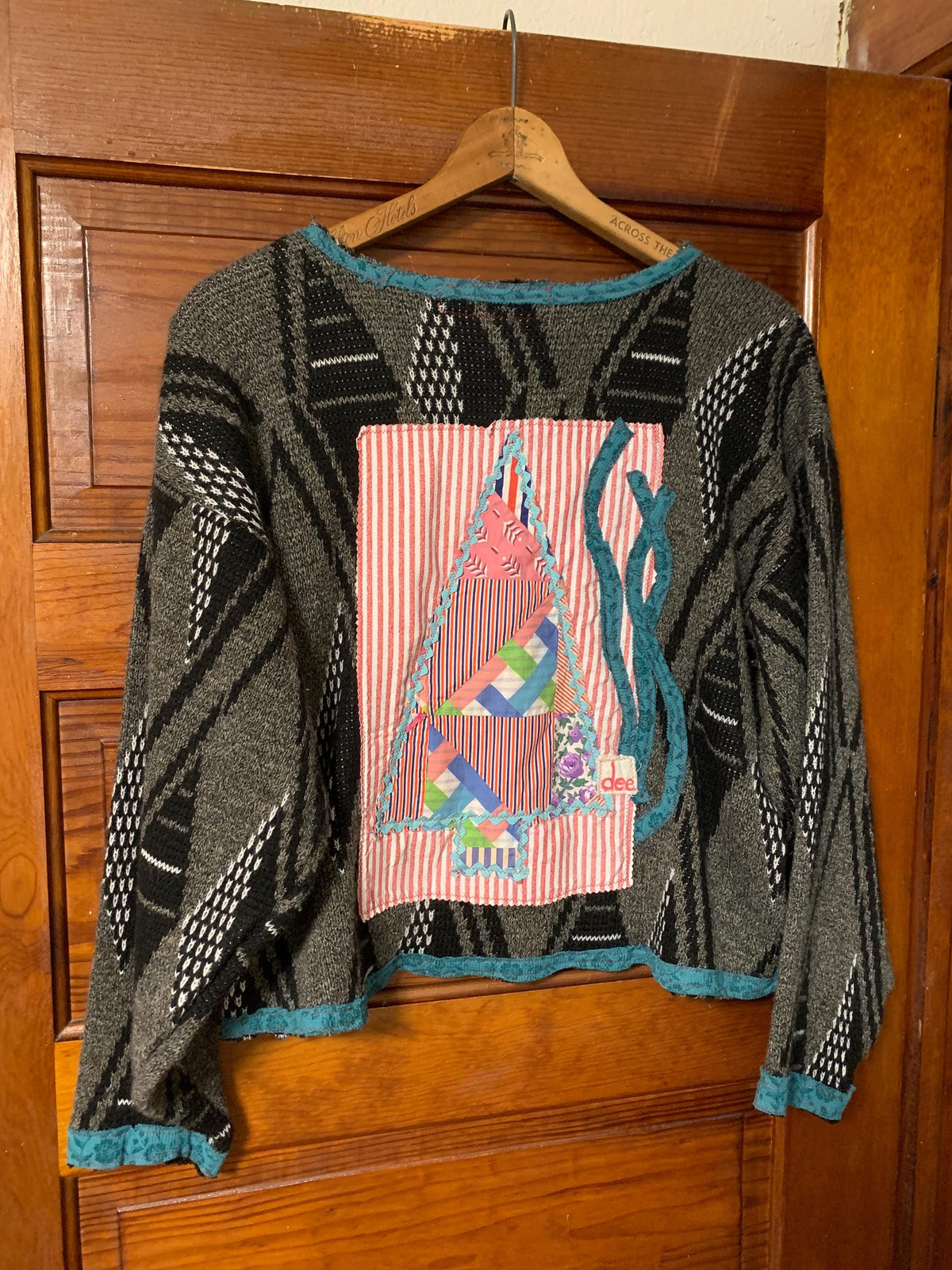 Upcycled Cropped Christmas Sweater by Dee Couture, photo 17
