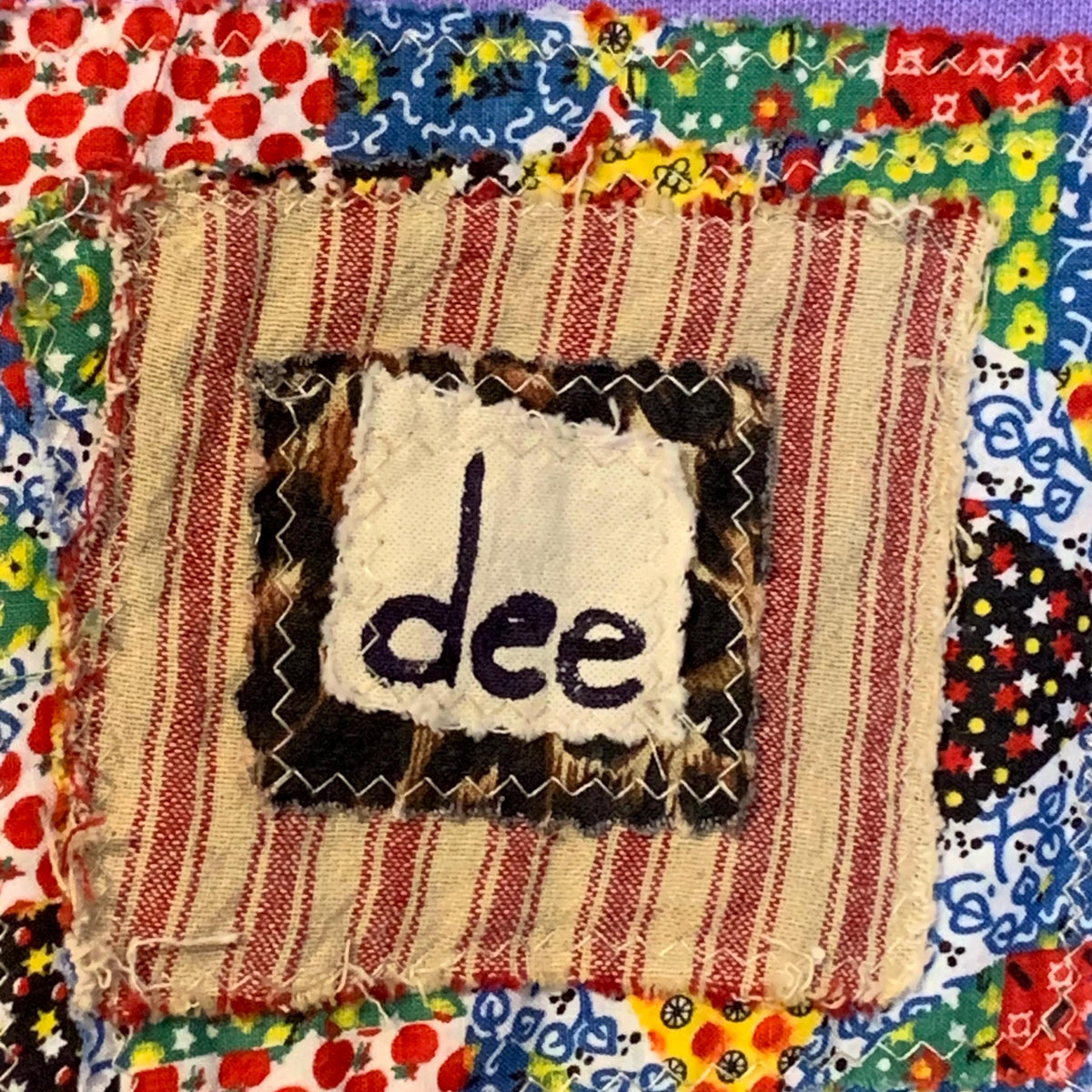 Upcycled Mushroom Patchwork Sweatshirt by Dee Couture, photo 7