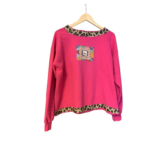 Upcycled Mushroom Patchwork Sweatshirt by Dee Couture, photo 2