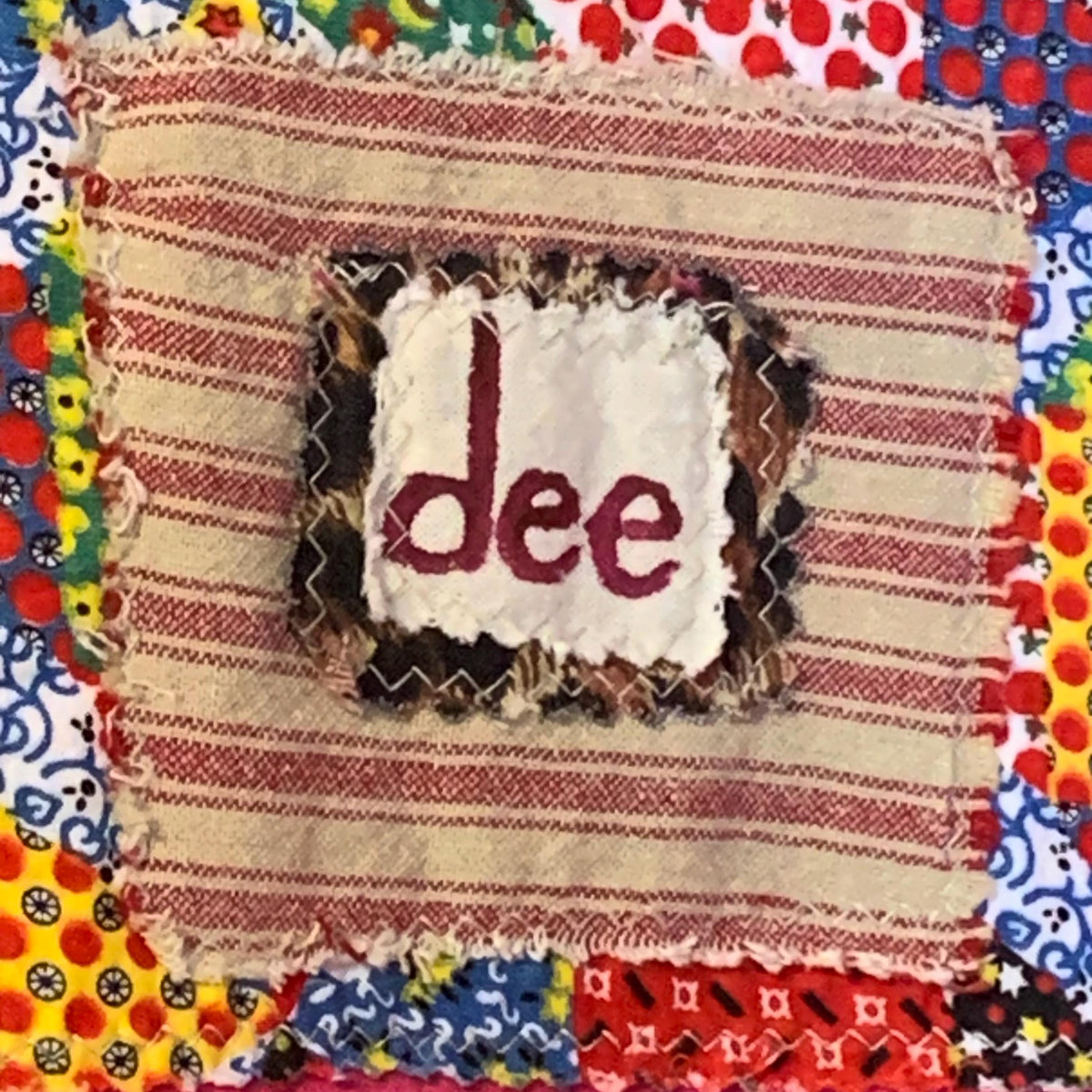 Upcycled Mushroom Patchwork Sweatshirt by Dee Couture, photo 10