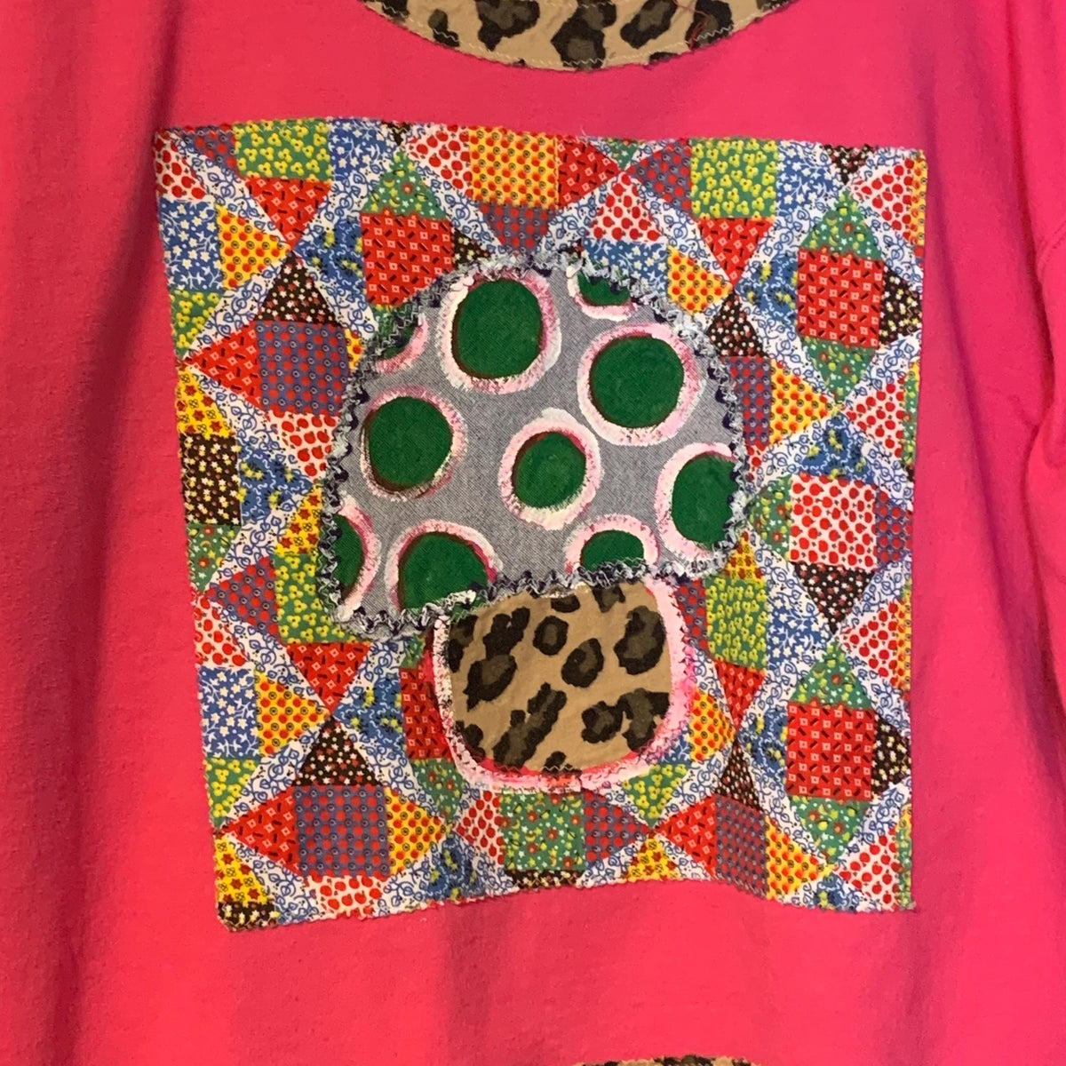 Upcycled Mushroom Patchwork Sweatshirt by Dee Couture, photo 5
