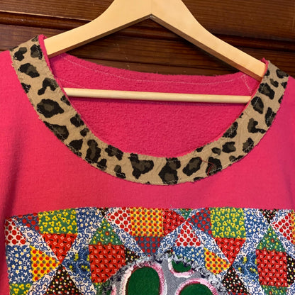 Upcycled Mushroom Patchwork Sweatshirt by Dee Couture, photo 11