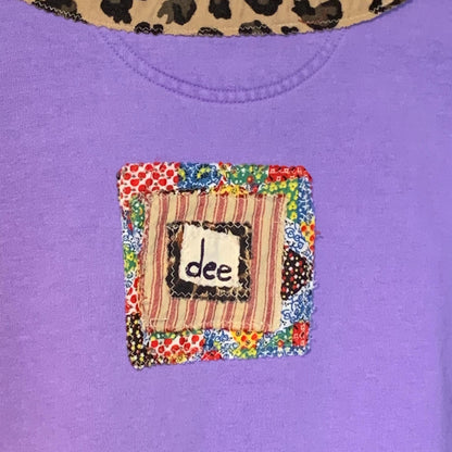 Upcycled Mushroom Patchwork Sweatshirt by Dee Couture, photo 6