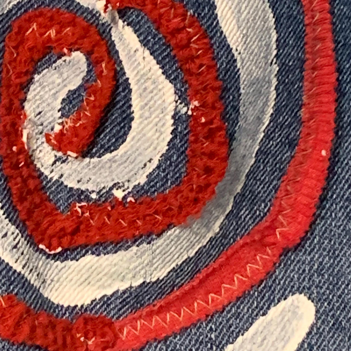 Upcycled Denim Jacket, Kantha Quilt Patchwork by Dee Couture, photo 13