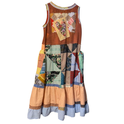 Upcycled Sleeveless Quilt Patchwork Dress by Dee Couture, photo 2