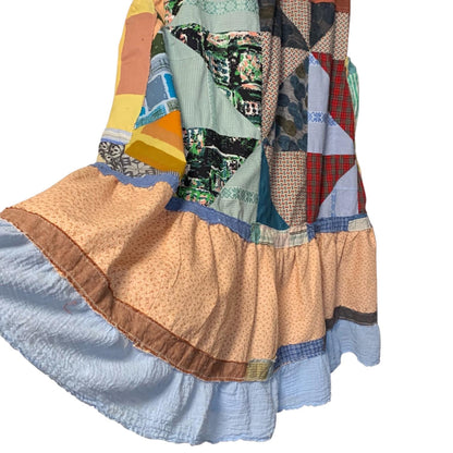 Upcycled Sleeveless Quilt Patchwork Dress by Dee Couture, photo 5