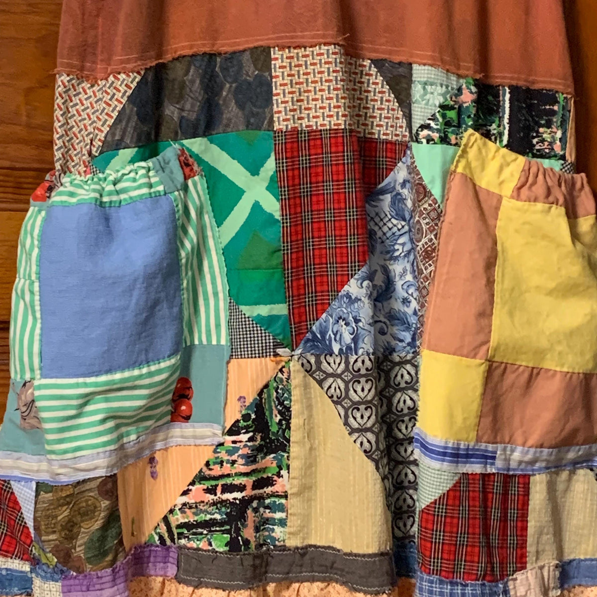 Upcycled Sleeveless Quilt Patchwork Dress by Dee Couture, photo 13