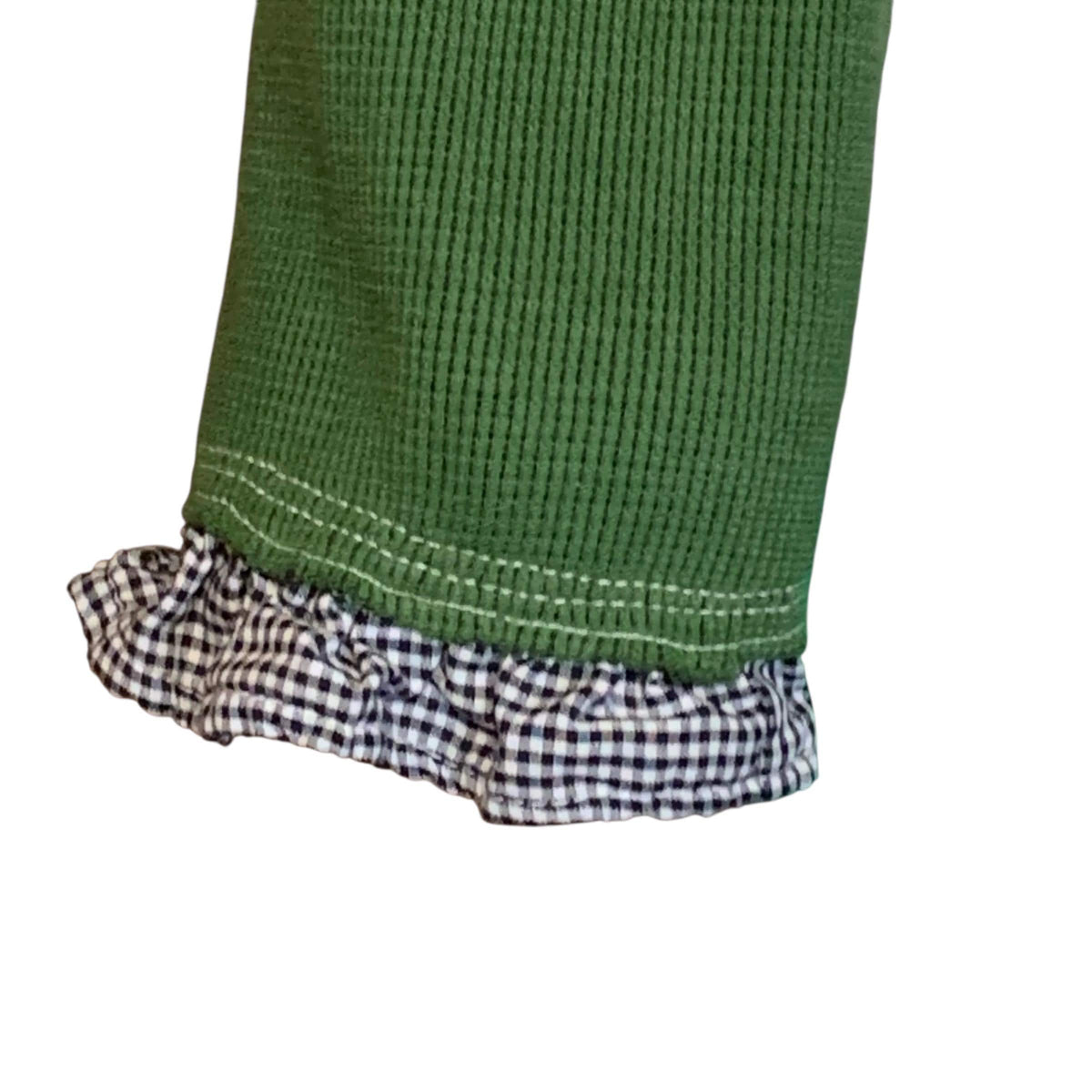 Upcycled Quilt Maxi Dress, Thermal Knit Bodice by Dee Couture, photo 6
