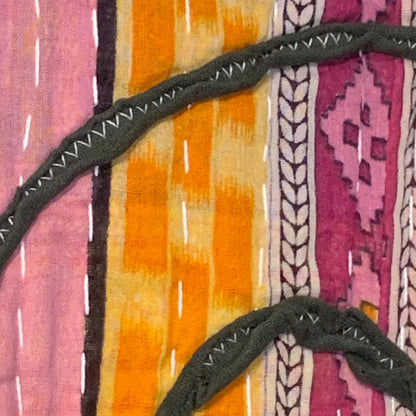 Upcycled Kantha Patchwork Maxi Dress by Dee Couture, photo 12