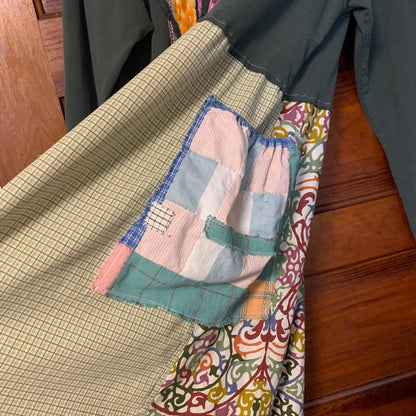 Upcycled Kantha Patchwork Maxi Dress by Dee Couture, photo 16