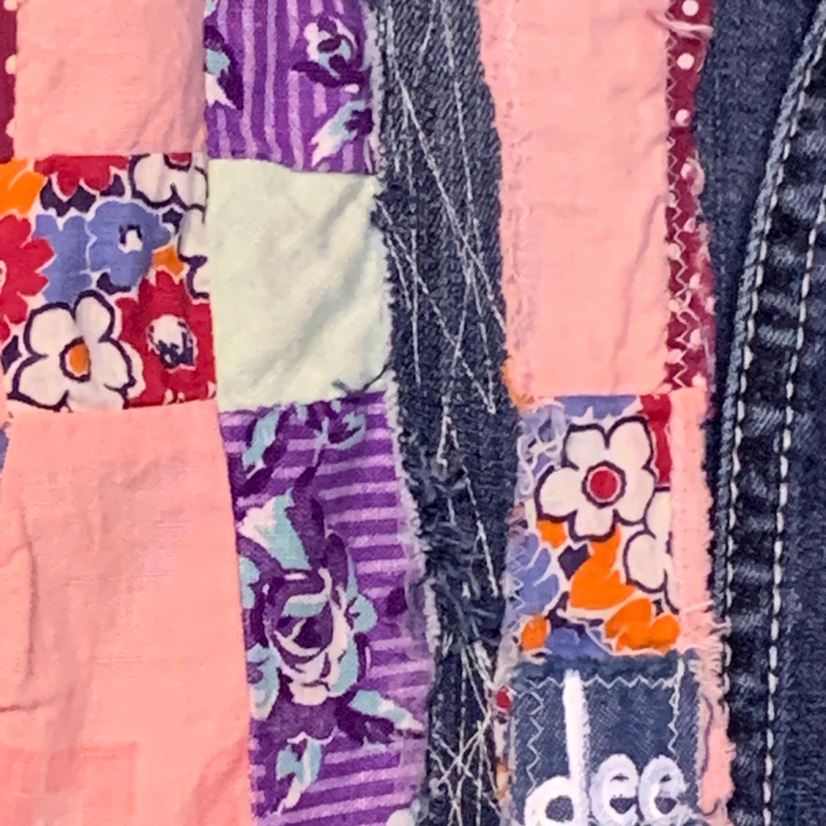 Upcycled Denim Quilt Duster Jacket by Dee Couture, photo 10