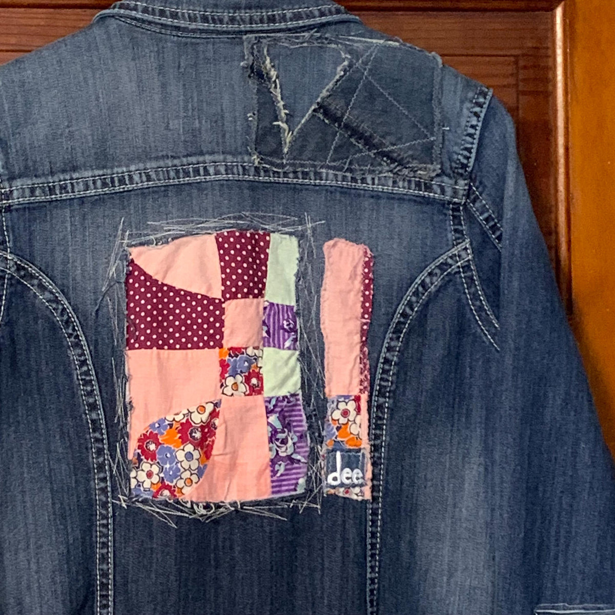 Upcycled Denim Quilt Duster Jacket by Dee Couture, photo 16