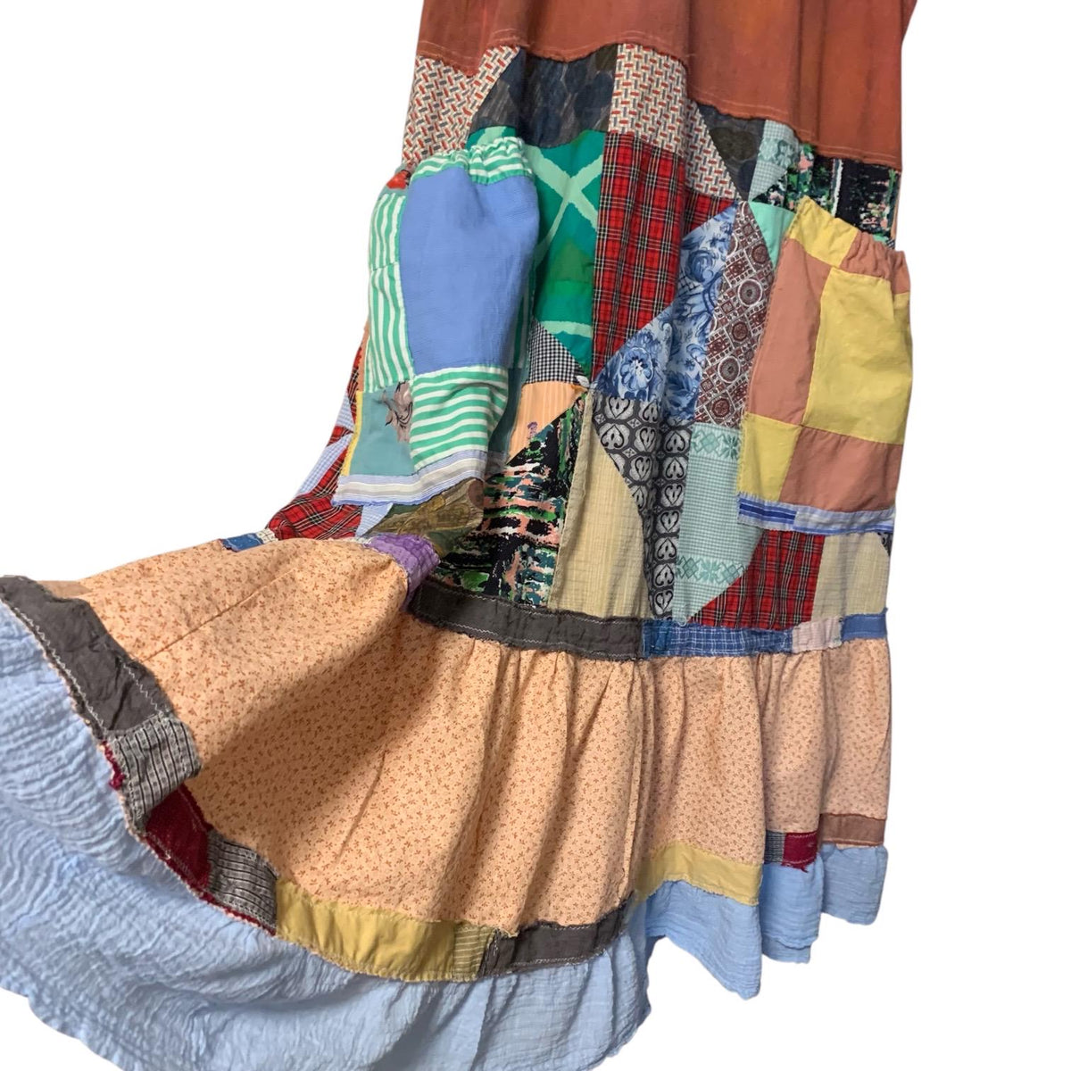 Upcycled Sleeveless Quilt Patchwork Dress by Dee Couture, photo 4