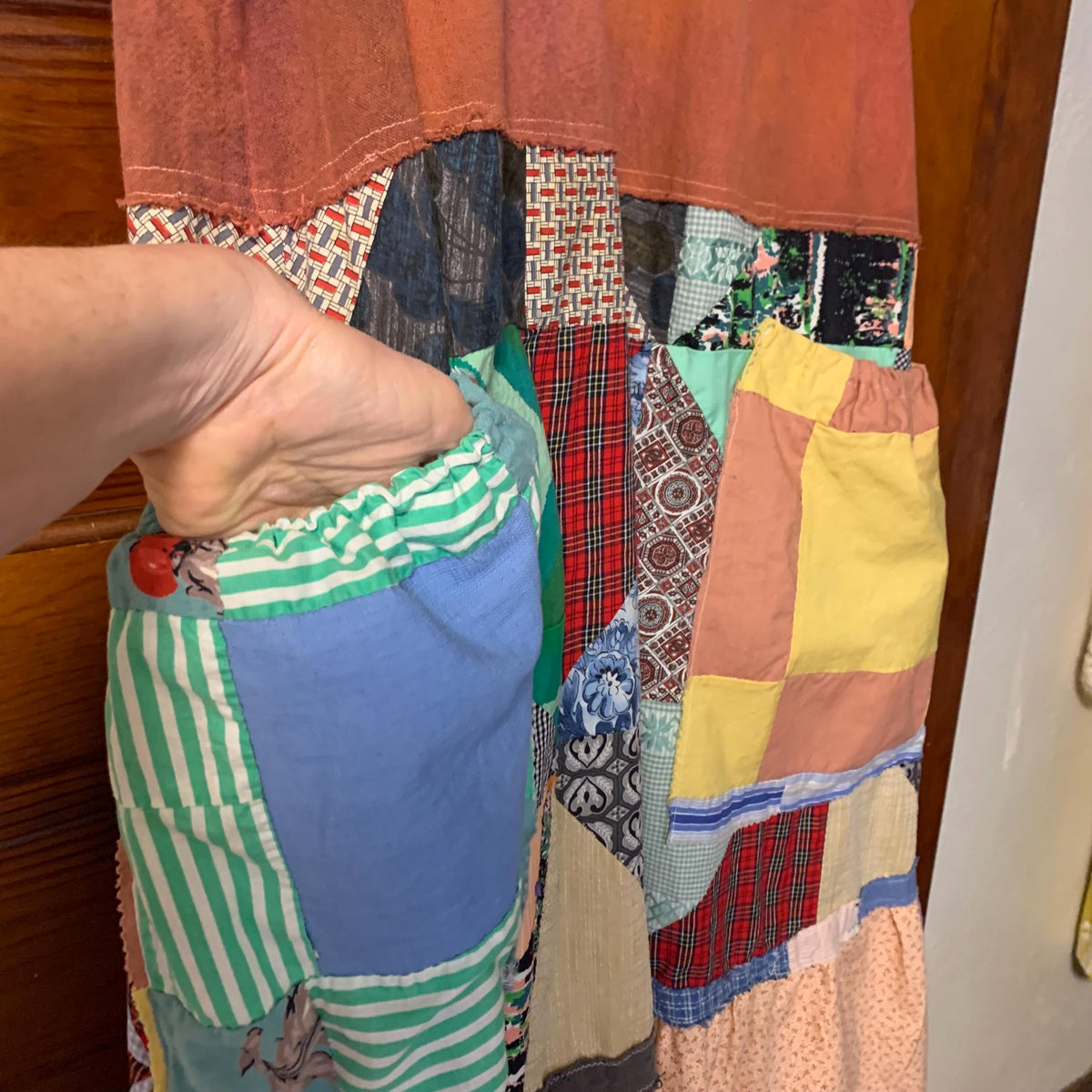Upcycled Sleeveless Quilt Patchwork Dress by Dee Couture, photo 16