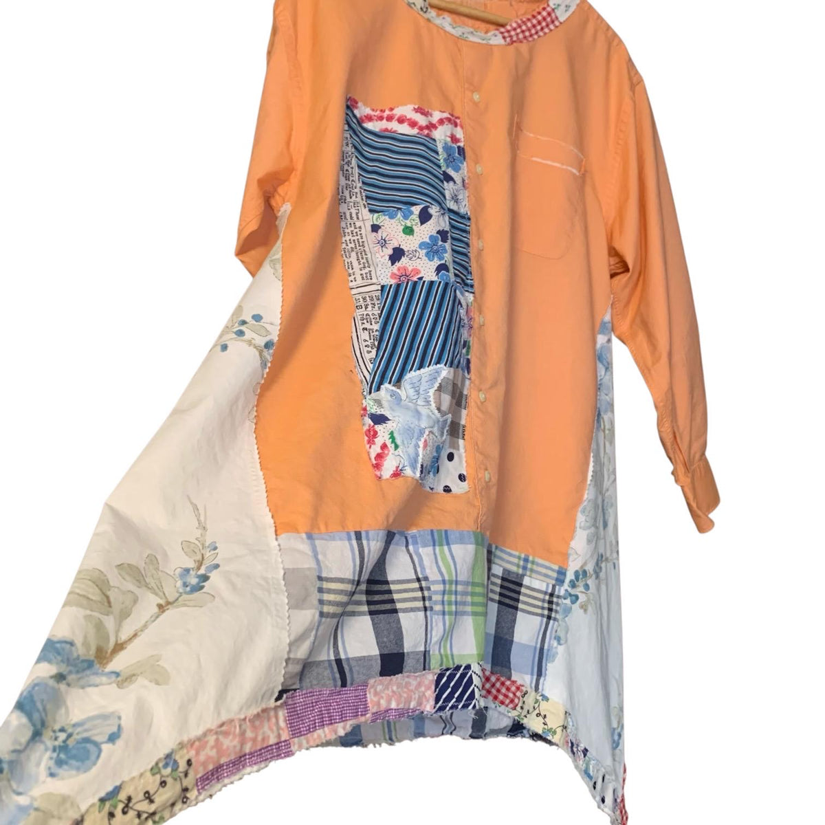 Upcycled Quilt Patchwork Tunic Top by Dee Couture, photo 4