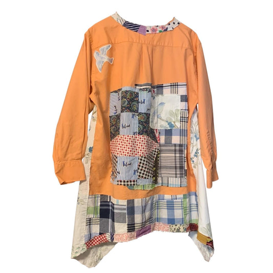 Upcycled Quilt Patchwork Tunic Top by Dee Couture