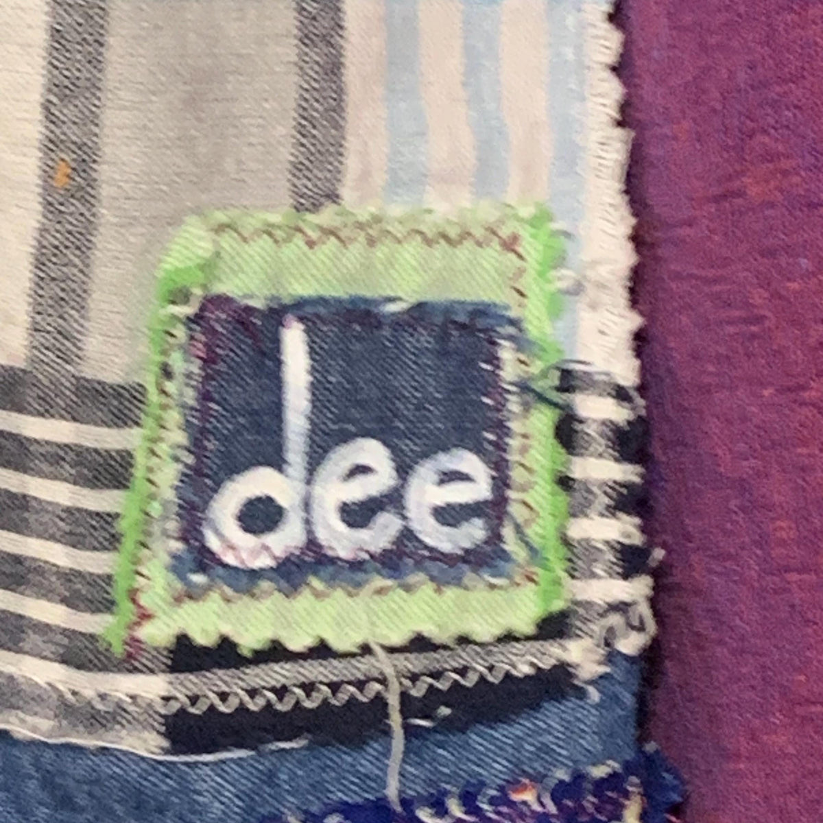 Upcycled Denim Quilt Patchwork Poncho by Dee Couture, photo 11