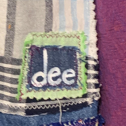 Upcycled Denim Quilt Patchwork Poncho by Dee Couture, photo 11