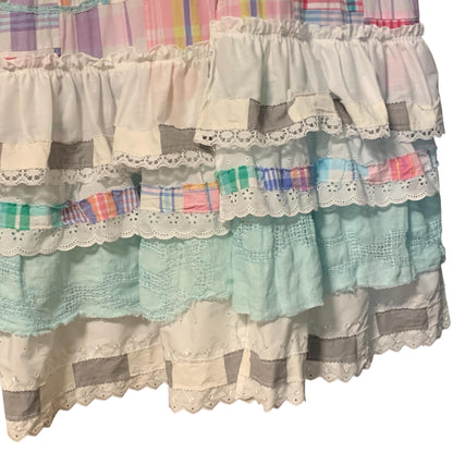 Upcycled Linen Ruffle Duster Jacket by Dee Couture, photo 7