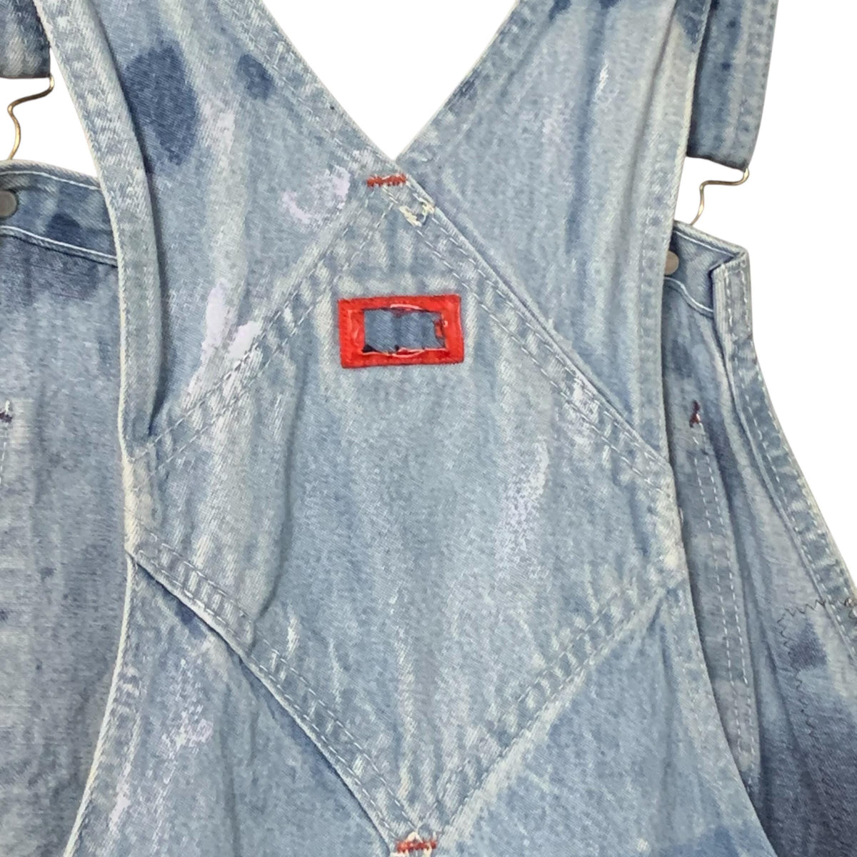 Hand Painted Denim Bib Overalls by Dee Couture, photo 6