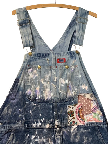 Hand Painted Denim Bib Overalls by Dee Couture, photo 4