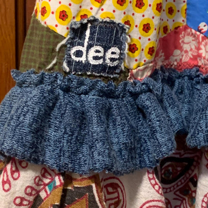 Hand Painted Denim Bib Overalls by Dee Couture, photo 14