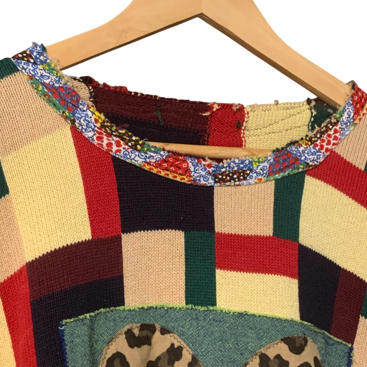 Upcycled Sweater Tunic 2X Plus Size Boho Gypsy Cowgirl