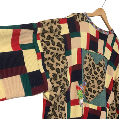 Upcycled Sweater Tunic 2X Plus Size Boho Gypsy Cowgirl