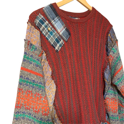 Sweater and Flannel Patchwork Tunic by Dee Couture, photo 4
