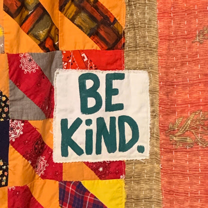 Be Kind Hand Painted Flannel Shacket by Dee Couture, photo 8