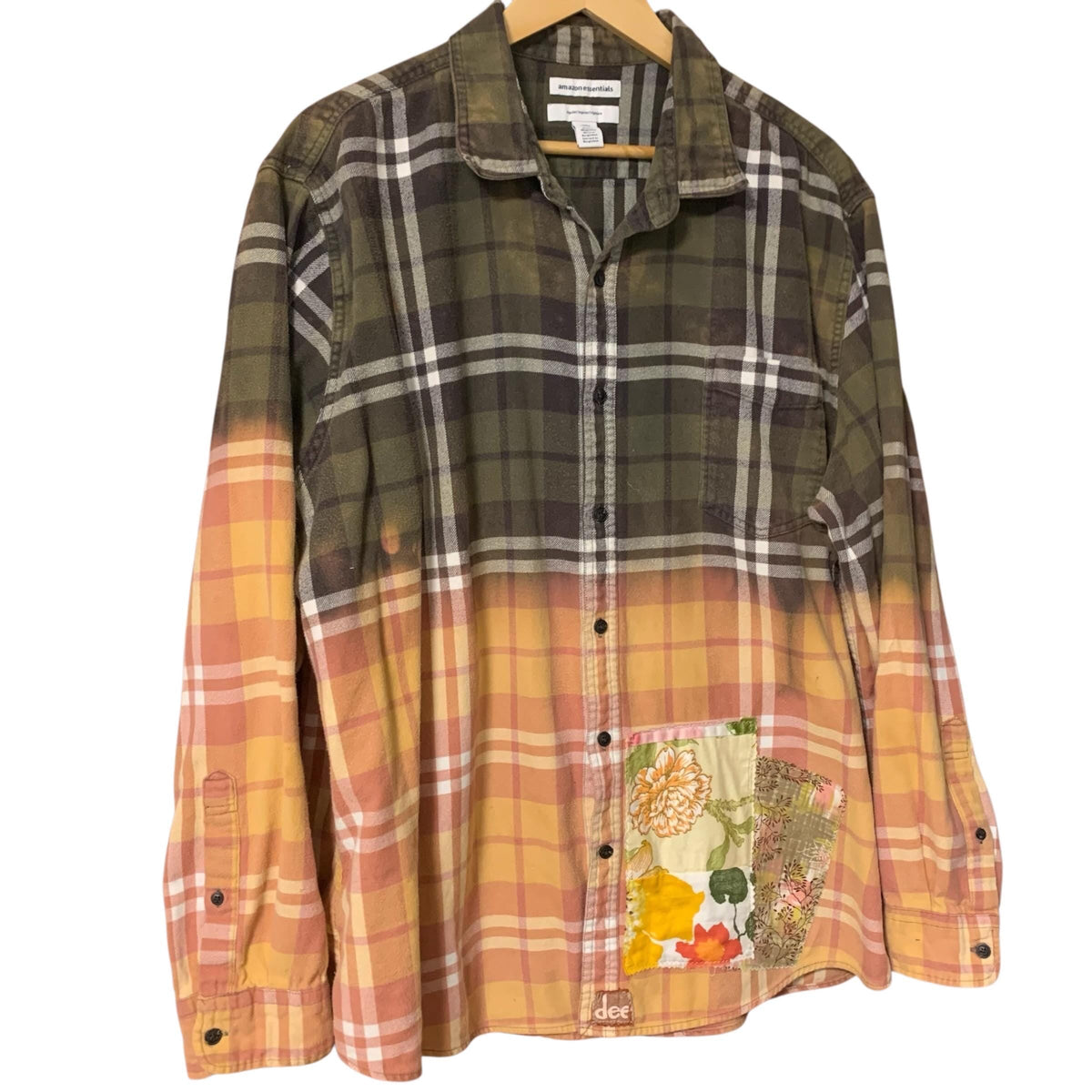 Take A Hike Hand Painted Flannel Shacket by Dee Couture, photo 2