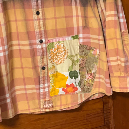Take A Hike Hand Painted Flannel Shacket by Dee Couture, photo 5