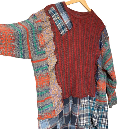 Sweater and Flannel Patchwork Tunic by Dee Couture, photo 5
