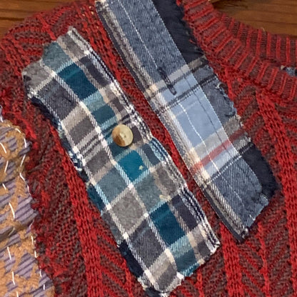 Sweater and Flannel Patchwork Tunic by Dee Couture, photo 10