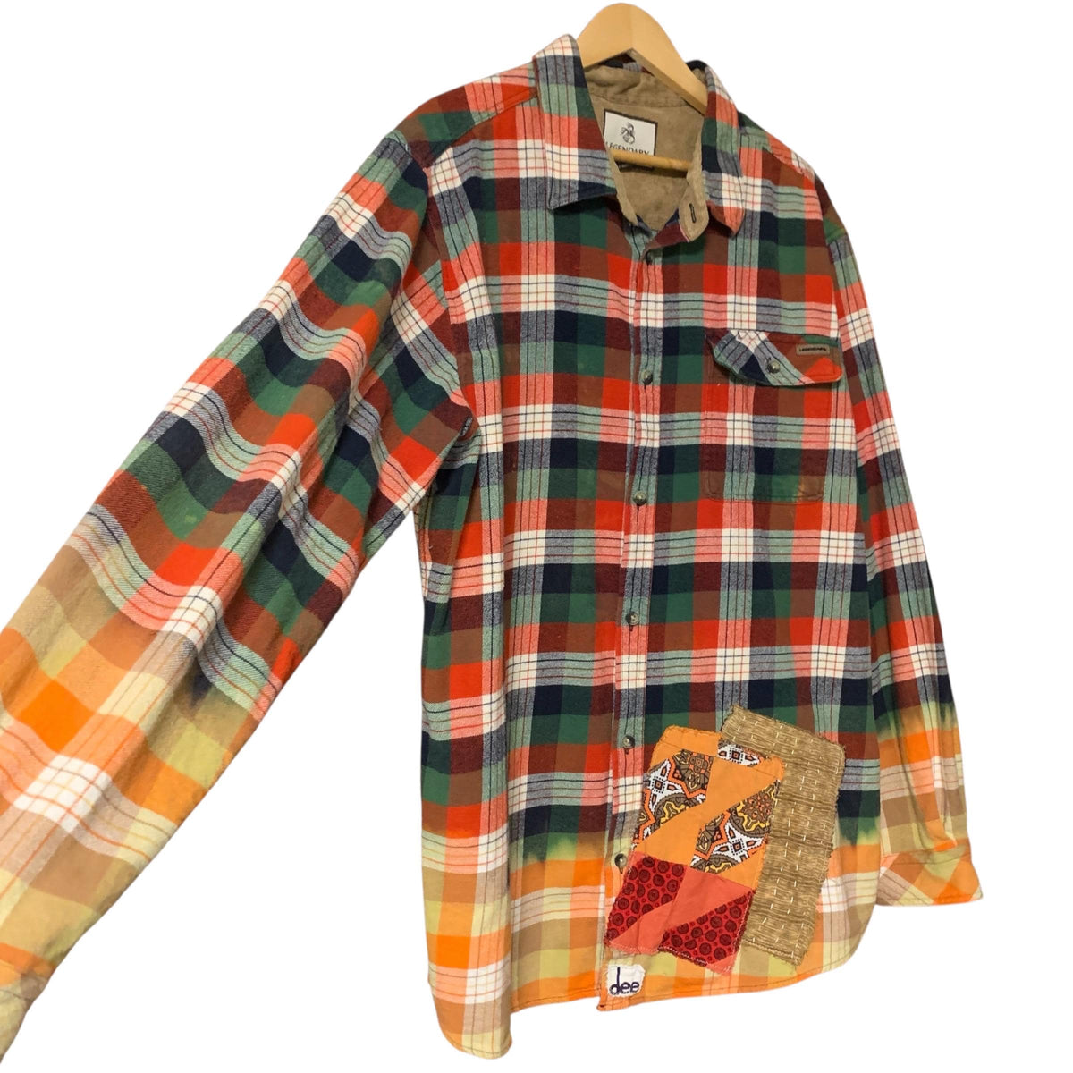 Be Kind Hand Painted Flannel Shacket by Dee Couture, photo 9