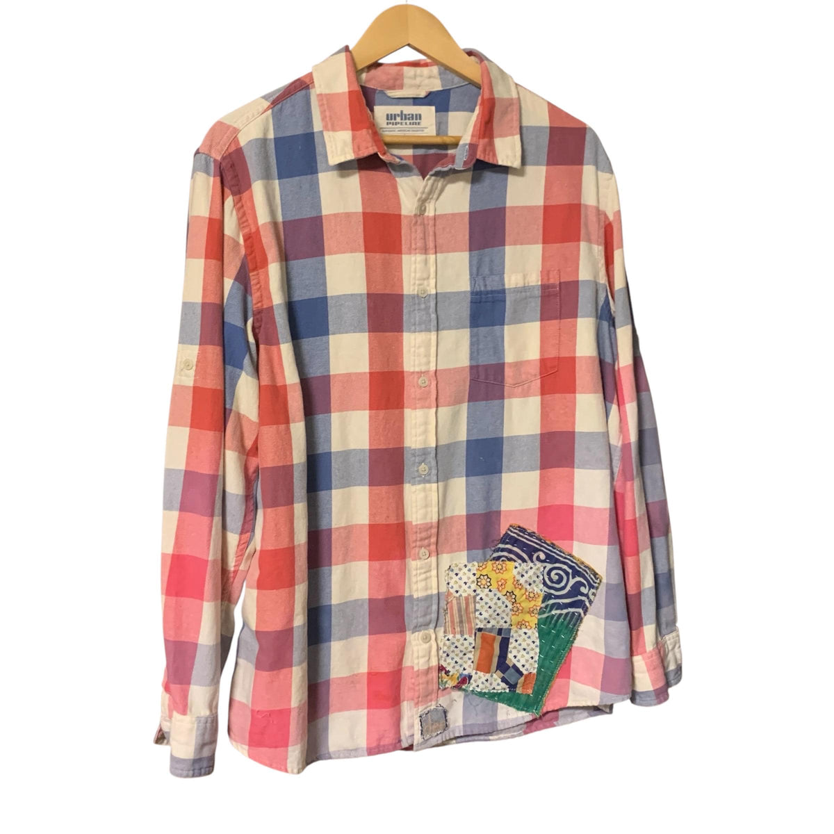 Wild Heart Hand Painted Flannel Shacket by Dee Couture, photo 3