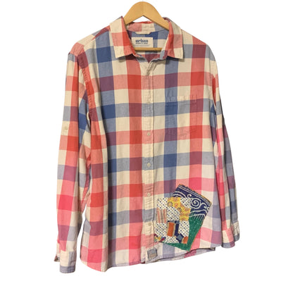 Wild Heart Hand Painted Flannel Shacket by Dee Couture, photo 3