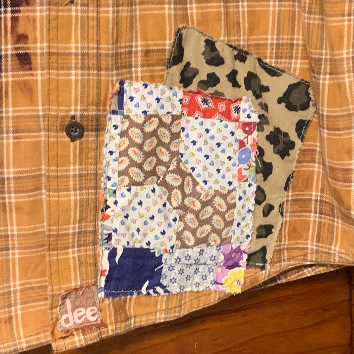 Be Kind Hand Painted Flannel Shacket by Dee Couture, photo 9