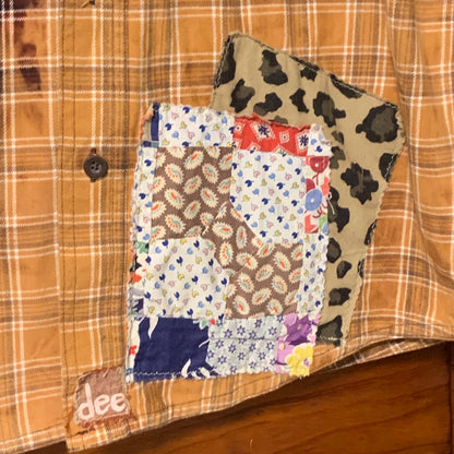 Be Kind Hand Painted Flannel Shacket by Dee Couture, photo 9