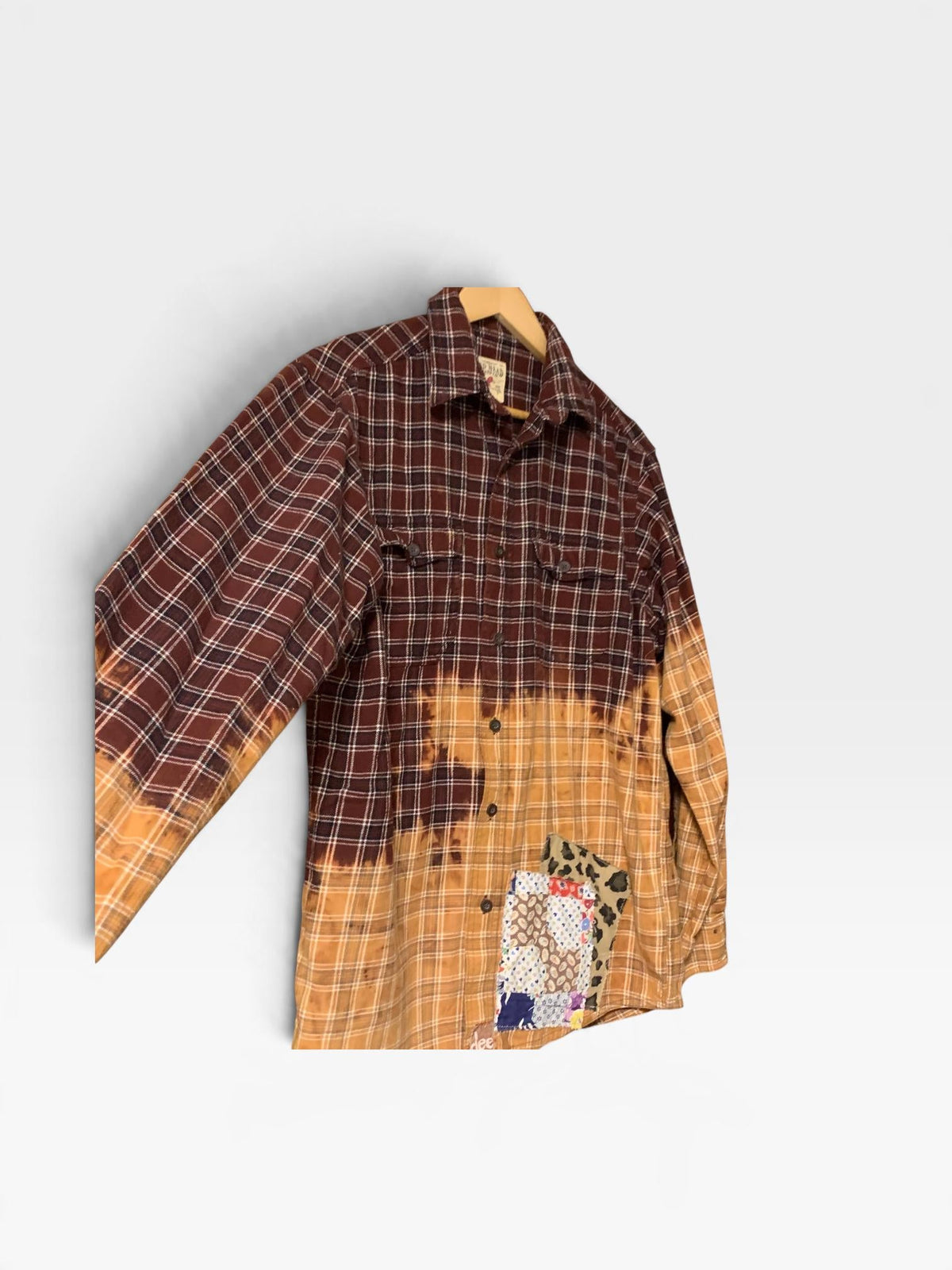Be Kind Hand Painted Flannel Shacket by Dee Couture, photo 10
